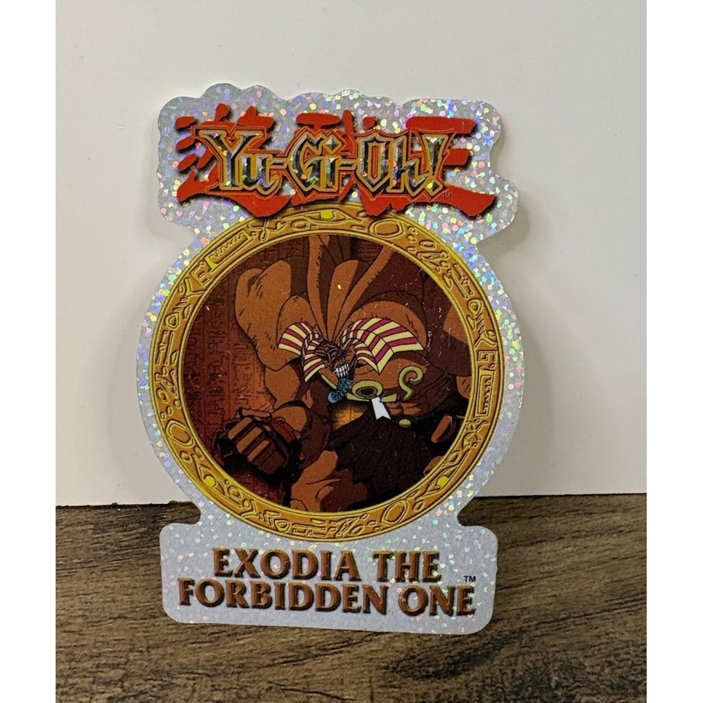 Yugioh Series 1 Vintage Exodia The Forbidden One 1996 Hologram Sticker #2 Of 36